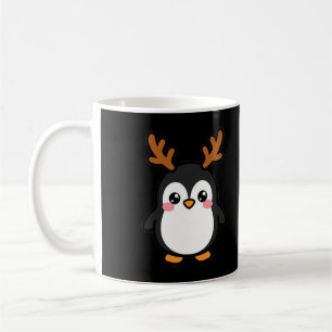 Rentier Pinguin Weihnachten Kaffeetasse