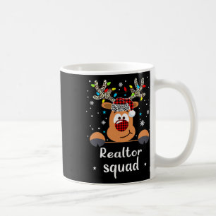 Rentier Realtor Squad Weihnachtsschule Matching Kaffeetasse