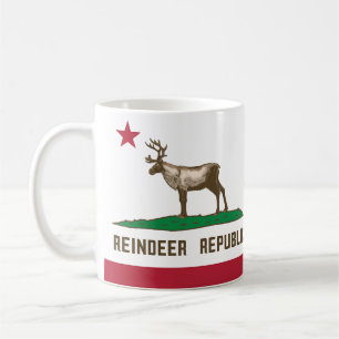 Rentier Republic California Flag Karibik Kaffeetasse