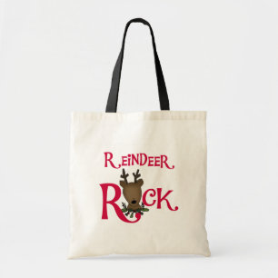 Rentier Rock Tshirts und Geschenke Tragetasche