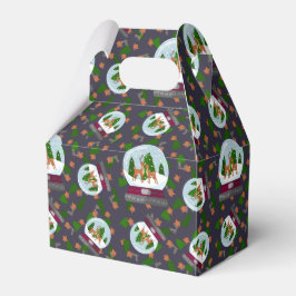 Rentier-Schneekugeln Geschenkschachtel