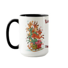 Rentier-Spiele-Tasse - Weihnachtsgeschenk