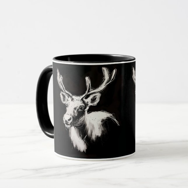 Rentier-Tasse Tasse (Vorderseite Links)
