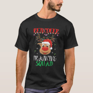 Rentier Training Squad Weihnachts-Running Team Gif T-Shirt