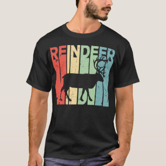 Rentier Vintag Retro T-Shirt