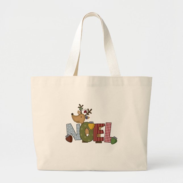 Rentier Weihnachten Holiday Tshirts und Geschenke Jumbo Stoffbeutel (Vorne)
