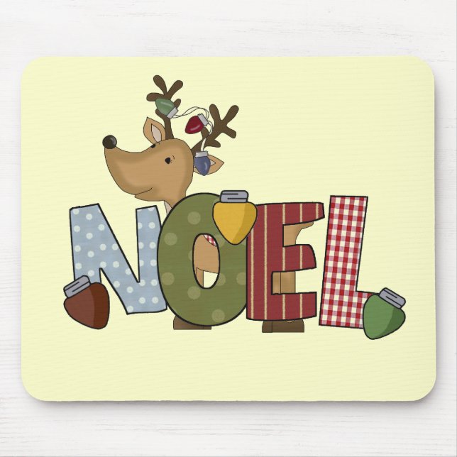 Rentier Weihnachten Holiday Tshirts und Geschenke Mousepad (Vorne)