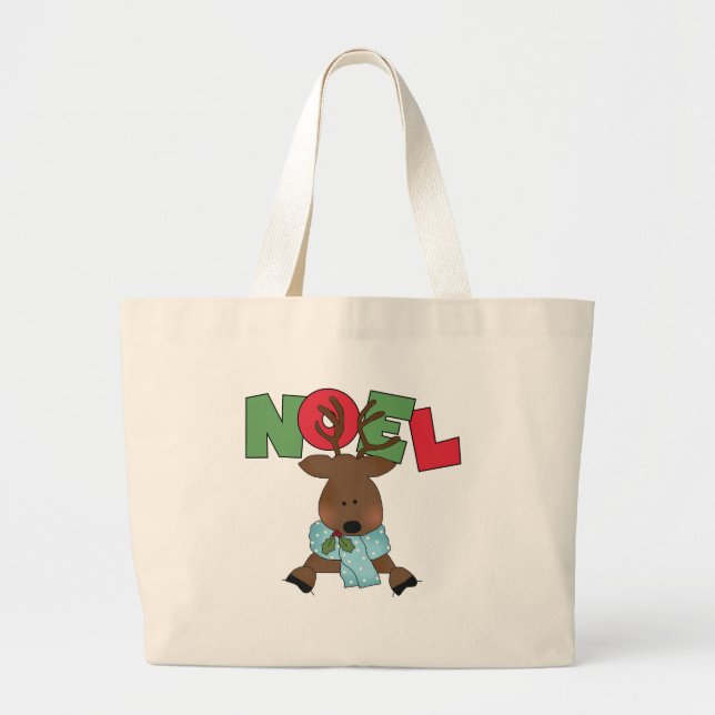 Rentier Weihnachten Tshirts und Geschenke Jumbo Stoffbeutel (Vorne)