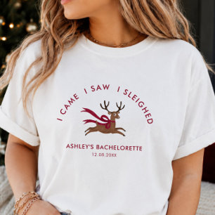 Rentier-Weihnachts-Junggesellinnen-Abschiedsparty T-Shirt