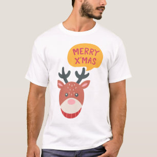 Rentier-Weihnachts-T-Shirt  T-Shirt