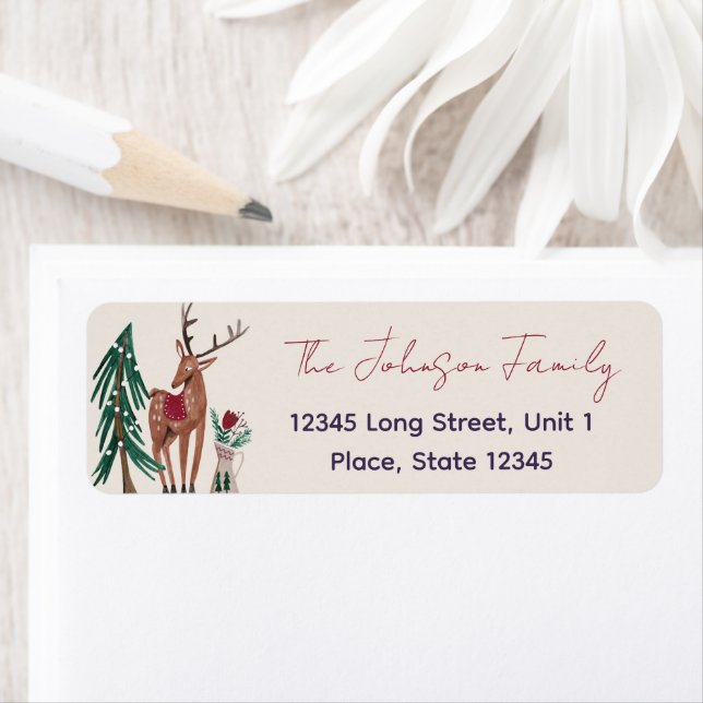 Rentier Weihnachtsbaum (Insitu)