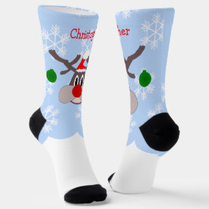 Rentier-Weihnachtsdesign Socken