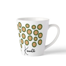 Rentier Weihnachtsfeier mit Ihrer Name-Latte-Tasse