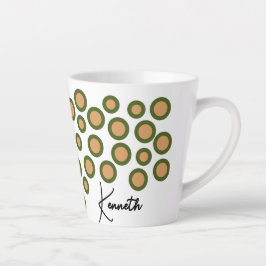 Rentier Weihnachtsfeier mit Ihrer Name-Latte-Tasse Milchtasse