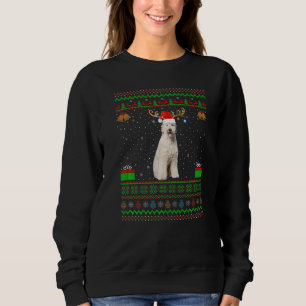Rentier Weihnachtsmannmütze Matching Ugly Labradoo Sweatshirt