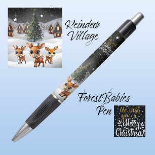 Rentier, wir wünschen dir frohe Weihnachten 🦌 🎄  Kugelschreiber