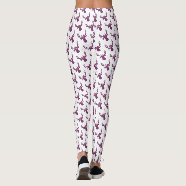 Rentier X-mas Celebration Leggings, M Leggings (Rückseite)