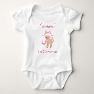 Rentiere 1. Weihnachten  Baby Strampler