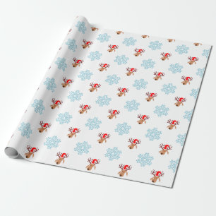 Rentiere des Weihnachtsmanns Geschenkpapier