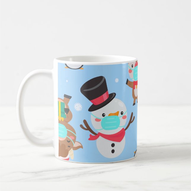 Rentiere Kaffeetasse (Links)
