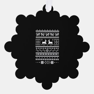 Rentiere Ornament Karte