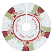 Rentiere Pine Tree Snowflake Niedliche Weihnachten