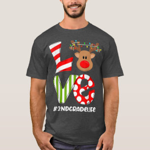 Rentierfisch der zweiten Klasse Reindeer Light Xma T-Shirt
