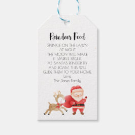 Rentierfisch Personalisierte Geschenkmarke Geschenkanhänger
