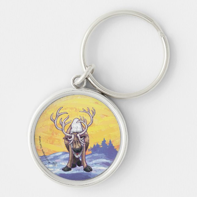 Rentiergeschenke und -zubehör schlüsselanhänger (Vorne)