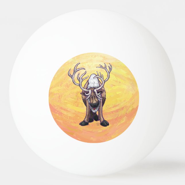 Rentiergeschenke und -zubehör tischtennisball (Vorderseite)