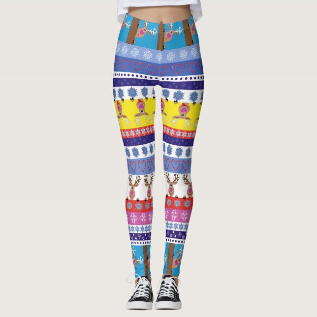 Rentierhaltung Leggings (Vorderseite)