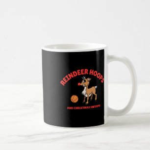 Rentierhäschen und Weihnachtsschäfte Basketball Ch Kaffeetasse