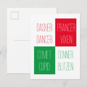 RENTIERNAMEN Postkarte