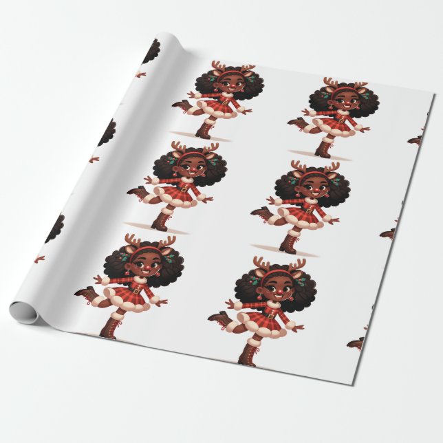 Rentierpapier Geschenkpapier (Ungerollt)