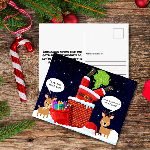Rentiers stinkendes Weihnachten lustiger furzender