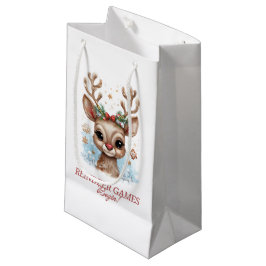 Rentierspiele beginnen! Holiday Gift Bag Kleine Geschenktüte