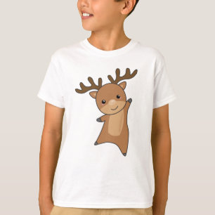 Rentierwald-Niedliche Tiere für Kinder T-Shirt