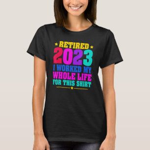 Rentner 2023 Lustiger Vintage-Rentnerhumor Männer T-Shirt
