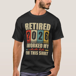 Rentner 2025 Spaß Männer Frauen T-Shirt