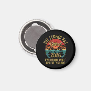Rentner 2026 Arbeite Mein Ganzes Leben Dafür Magnet