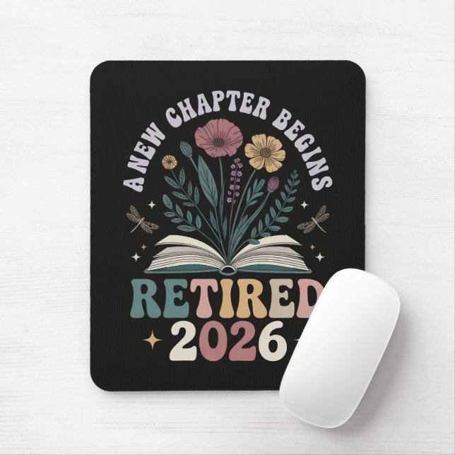 Rentner 2026 Ein neues Kapitel beginnt Mousepad (Mit Mouse)