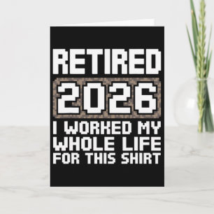 Rentner 2026 Ich habe mein ganzes Leben gearbeitet Karte