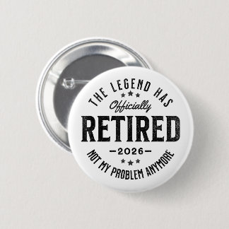 Rentner 2026 nicht mehr mein Problem Vintage Retro Button