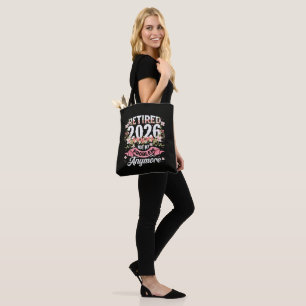 Rentner 2026 Nicht Mein Problem Mehr Floral Tasche