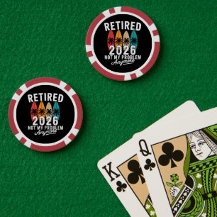 Rentner 2026 Nicht Mein Problem Mehr Hawaii Palme Pokerchips