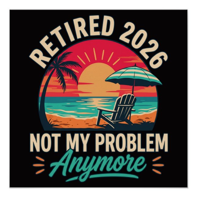 Rentner 2026 Nicht Mein Problem Mehr  Poster (Vorderseite)
