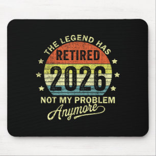 Rentner 2026 Ruhestand 2026  Mousepad
