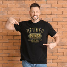 Rentner 2026 T-Shirt: Lustiges Renten-Geschenk