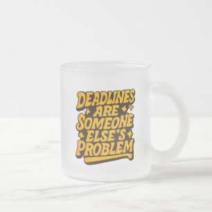 Rentner-Büroleiter-Mug Ruhestands-Geschenk Mattglastasse