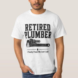 Rentner-Klempner-Shirt — Habe endlich mein letztes T-Shirt